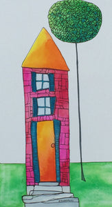 "Fuchsia Brick House"